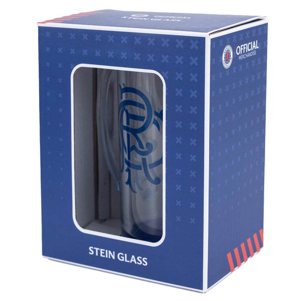 Rangers FC Stein Glass Tankard - Gift Arch