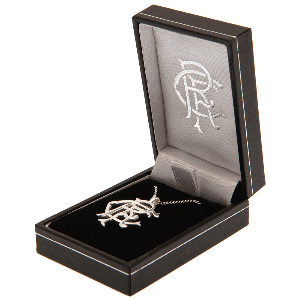 Rangers FC Sterling Silver Pendant & Chain Fixed - Gift Arch