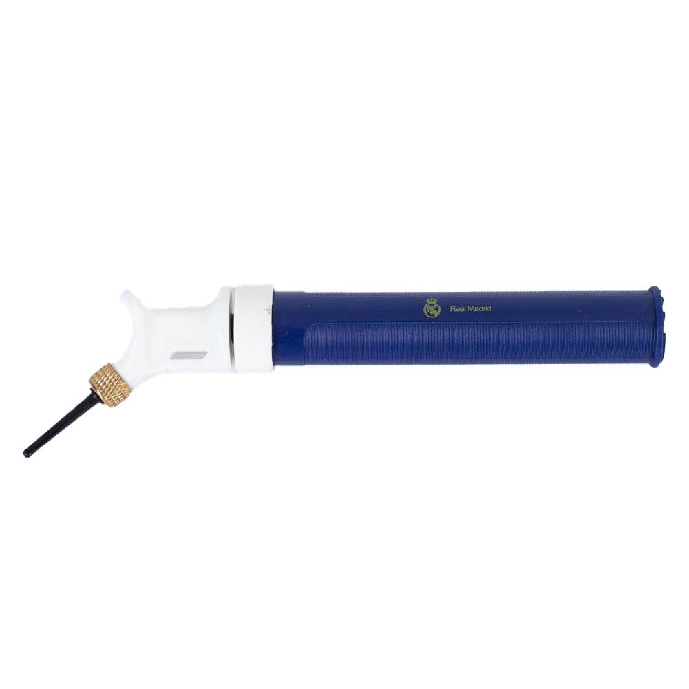 Real Madrid CF Blue Dual Action Football Pump - Gift Arch
