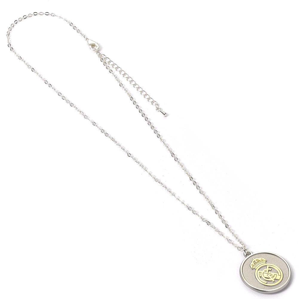 Real Madrid CF Silver Finish Necklace - Gift Arch