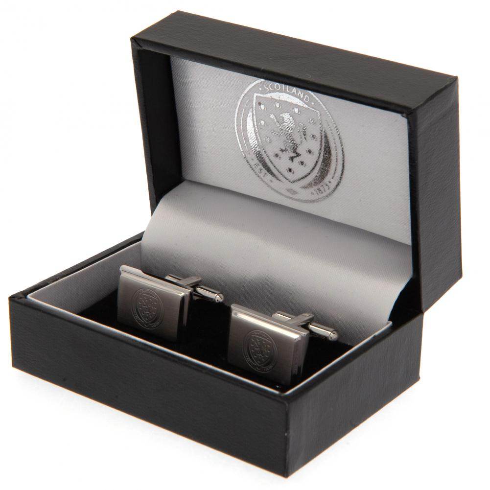 Scottish FA Stainless Steel Cufflinks - Gift Arch