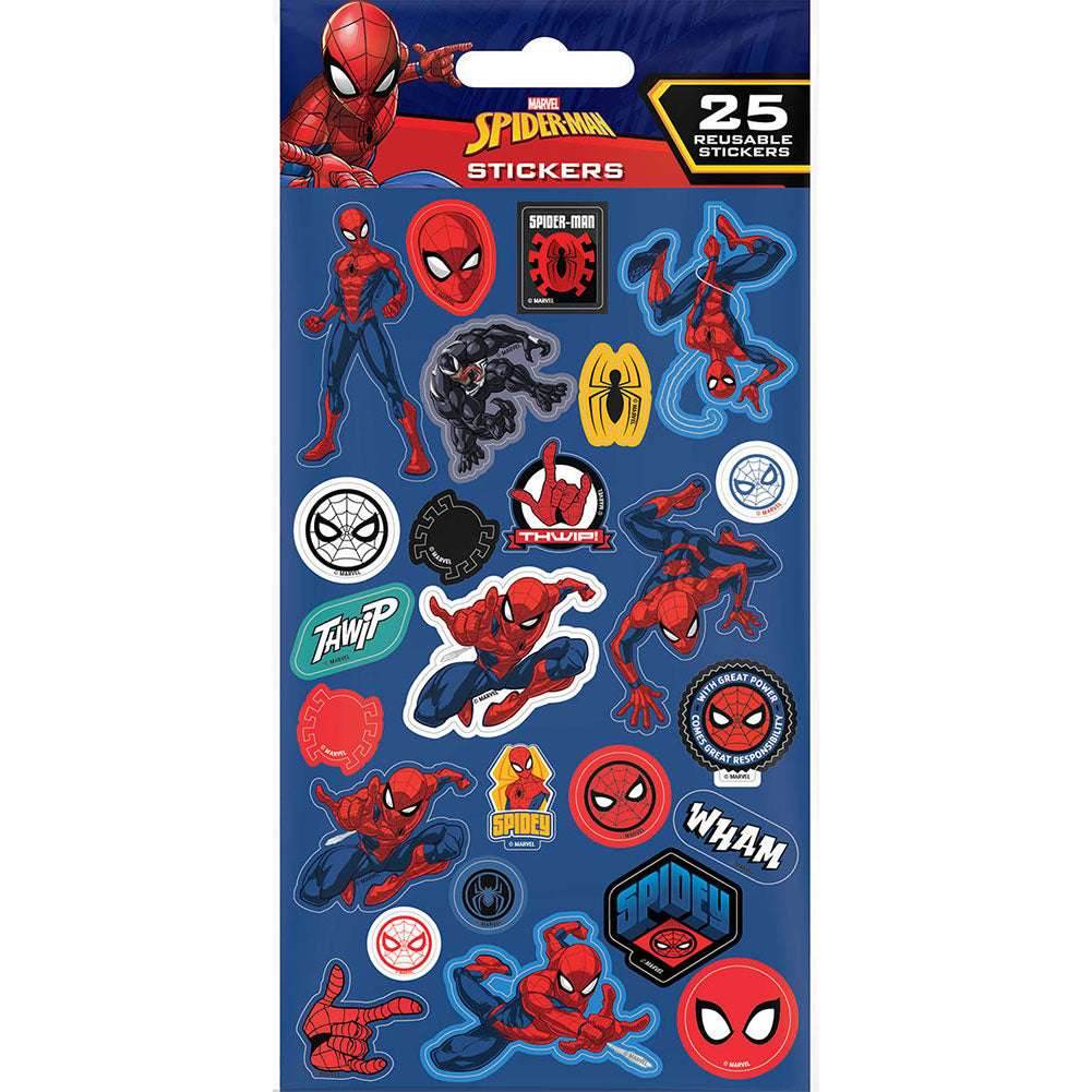 Spider-Man Paper Sticker Sheet - Gift Arch