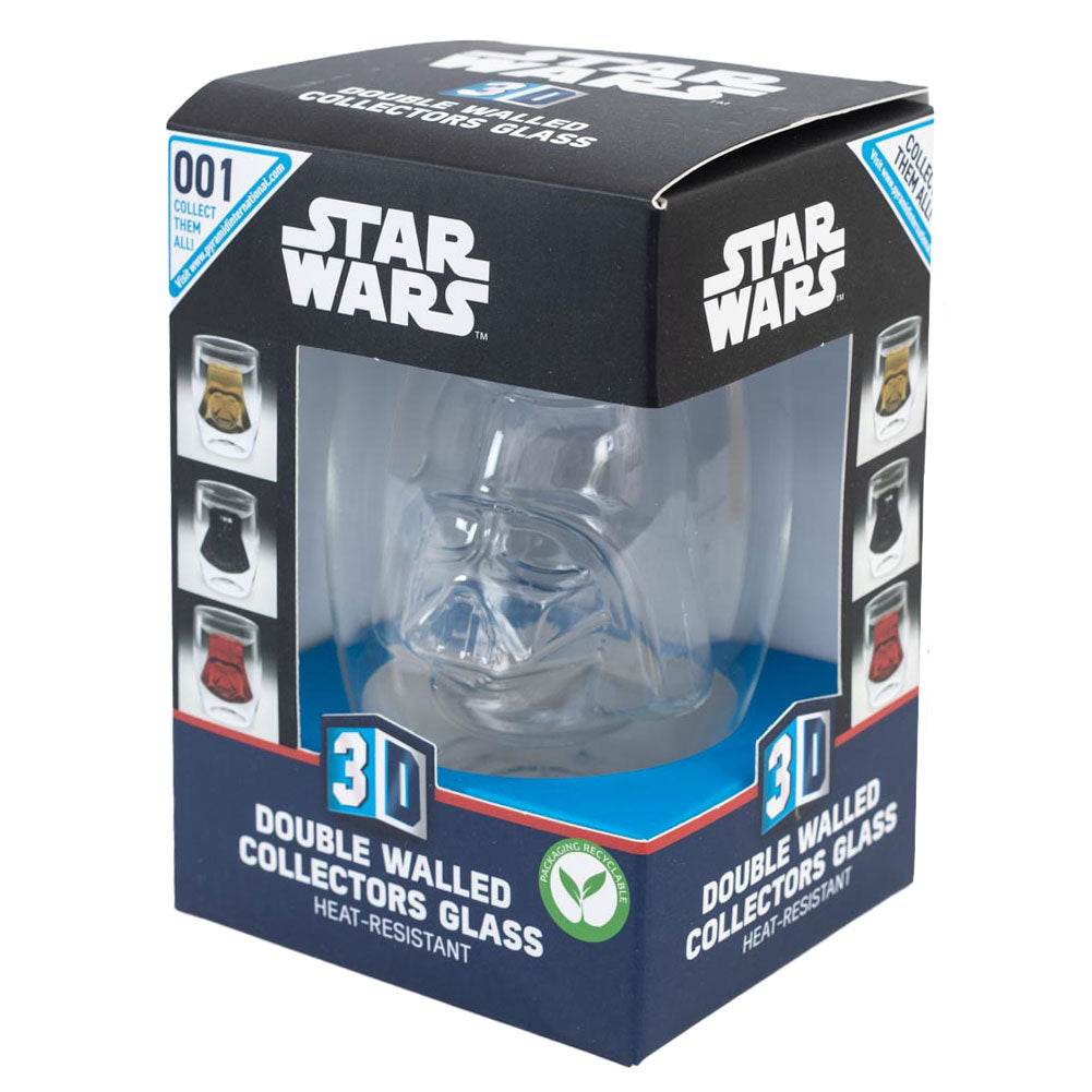 Star Wars 3D Darth Vader Feature Glass - Gift Arch
