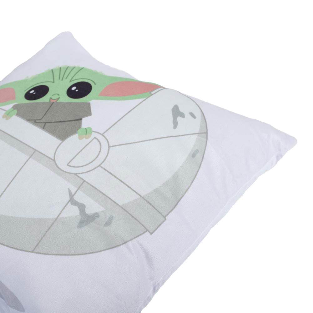 Star Wars: The Mandalorian Grogu Velvet Feel Cushion - Gift Arch