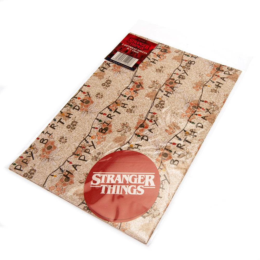 Stranger Things Gift Wrap - Gift Arch