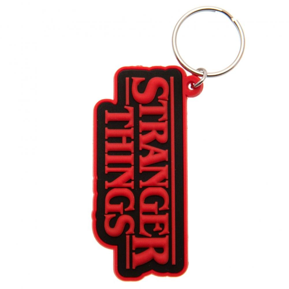 Stranger Things Logo PVC Keyring - Gift Arch