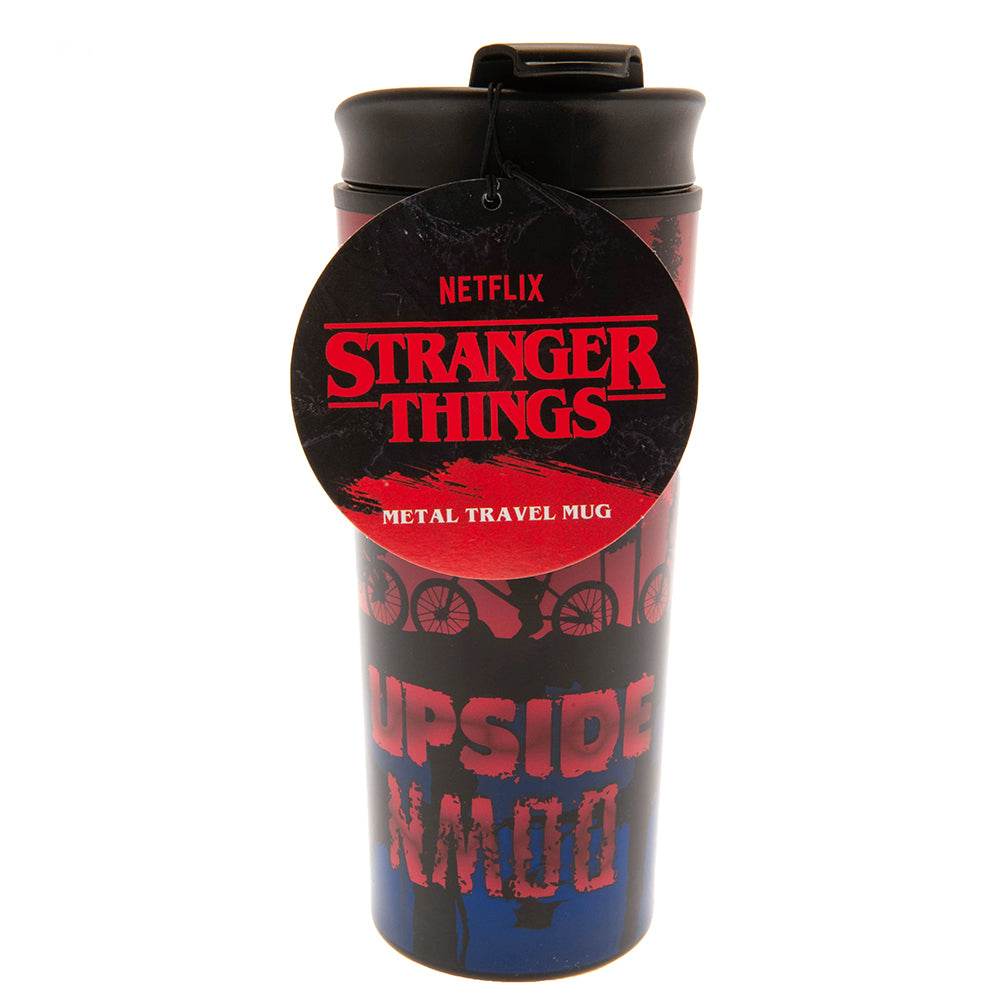 Stranger Things Metal Travel Mug - Gift Arch