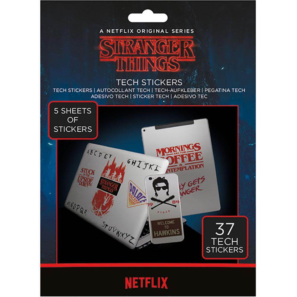 Stranger Things Tech Stickers - Gift Arch