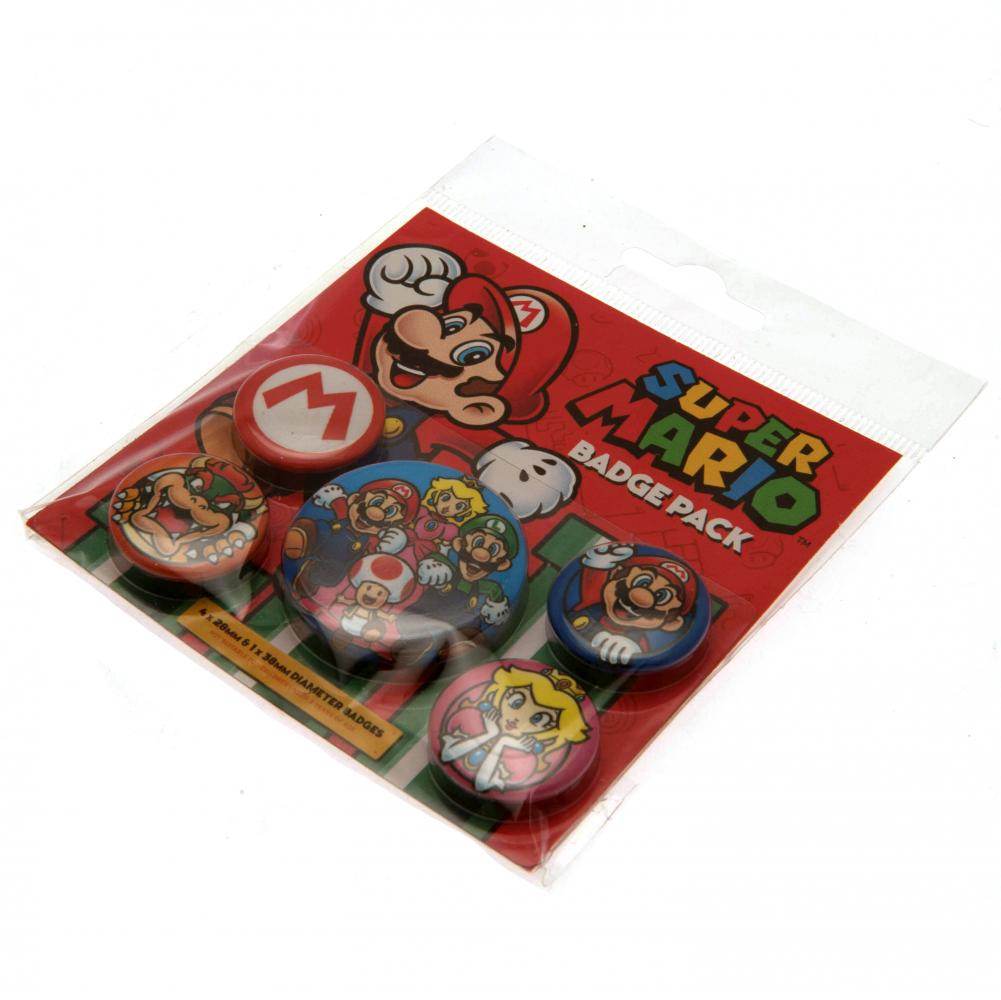 Super Mario Button Badge Set - Gift Arch