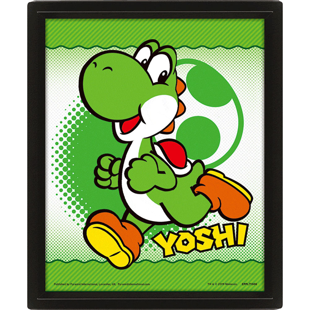 Super Mario Framed 3D Picture - Gift Arch