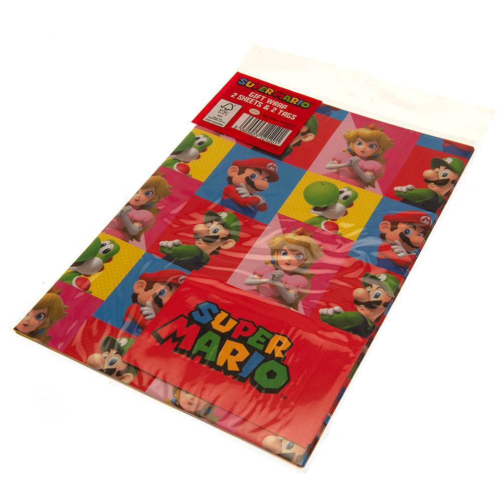 Super Mario Gift Wrap - Gift Arch
