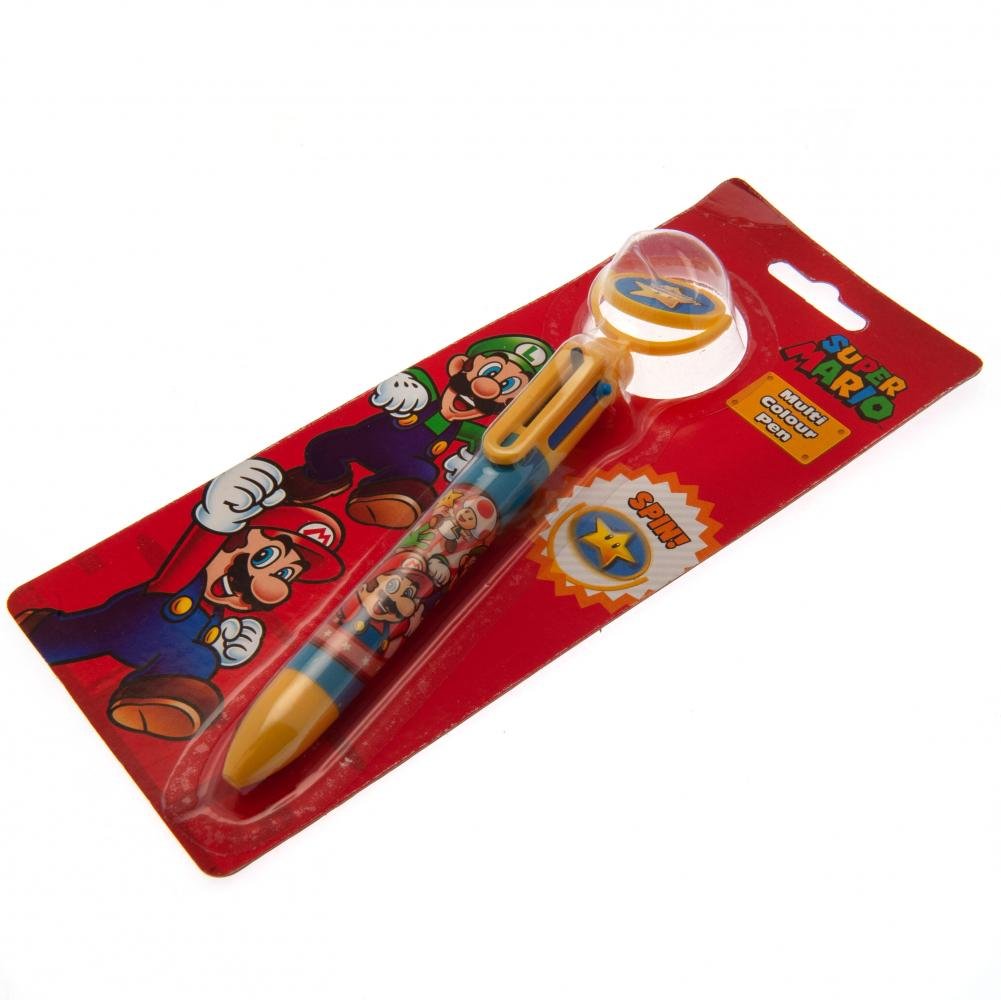Super Mario Multi Coloured Pen - Gift Arch