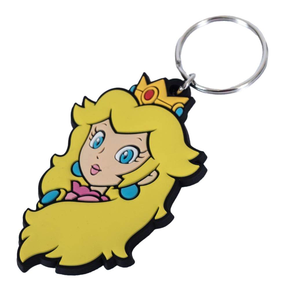 Super Mario Princess Peach PVC Keyring - Gift Arch