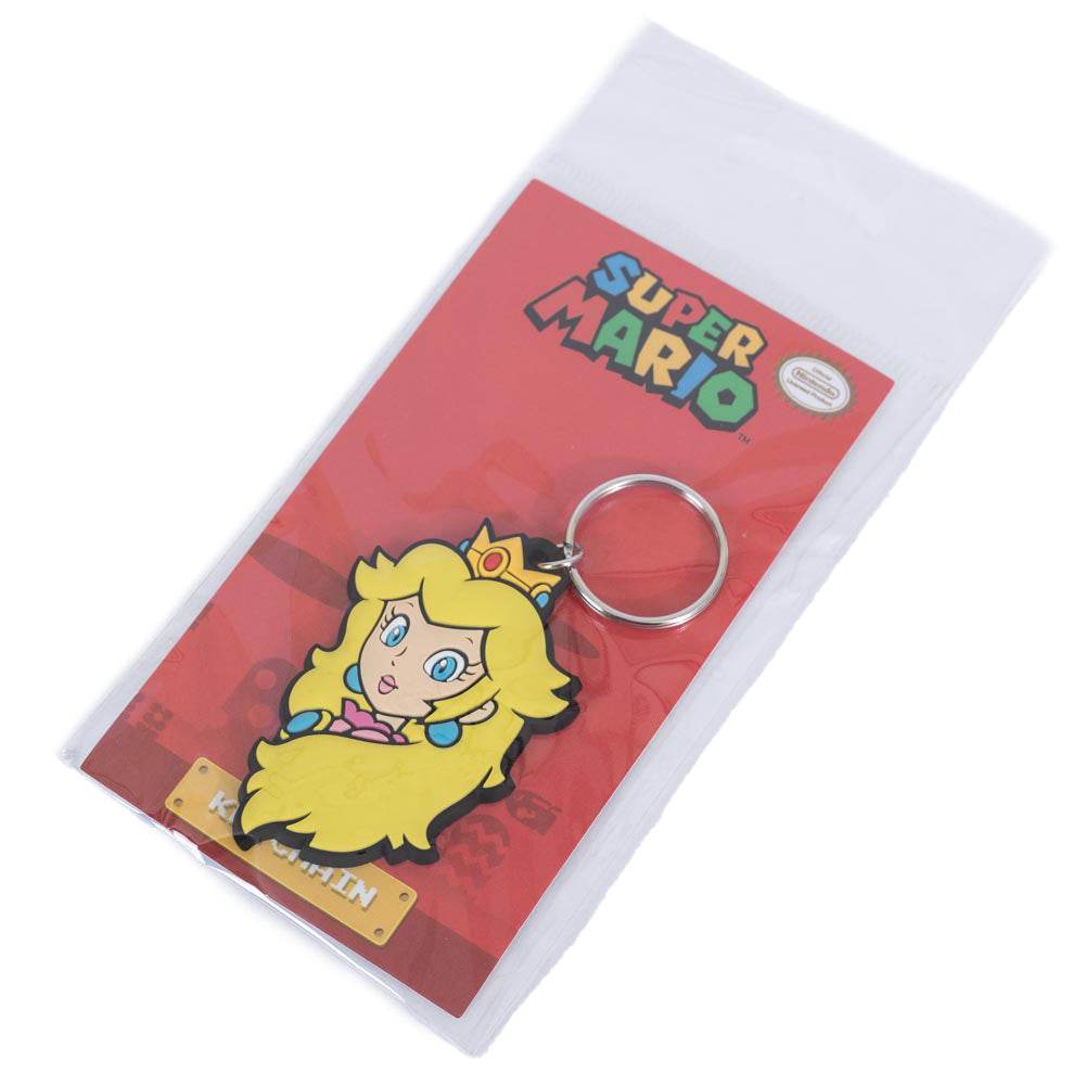 Super Mario Princess Peach PVC Keyring - Gift Arch