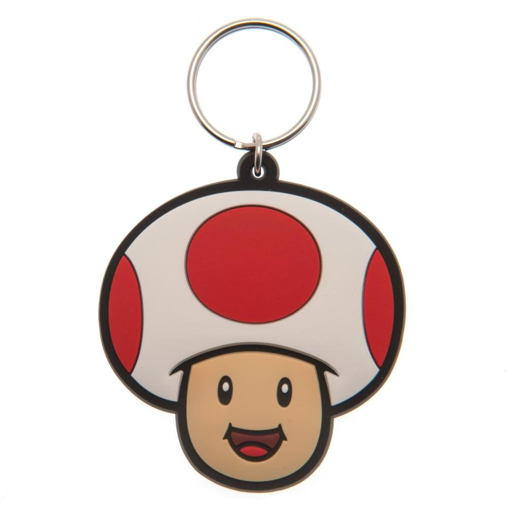 Super Mario Toad PVC Keyring - Gift Arch