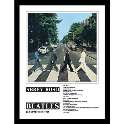 The Beatles Abbey Road Framed Collector Print - Gift Arch