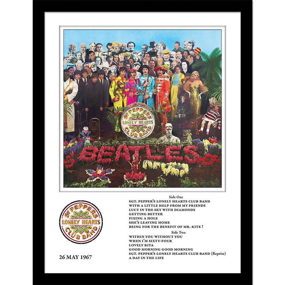 The Beatles Sgt Pepper Framed Collector Print - Gift Arch