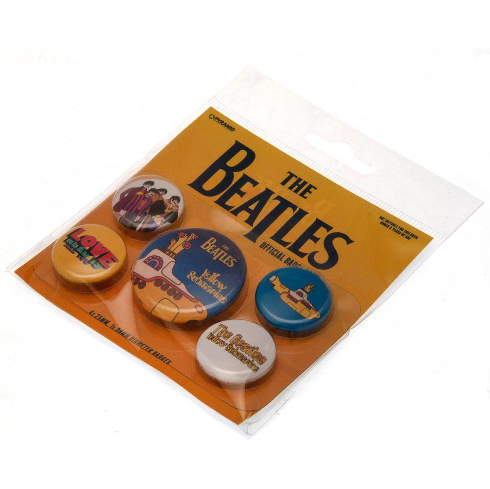 The Beatles Yellow Submarine Button Badge Set - Gift Arch