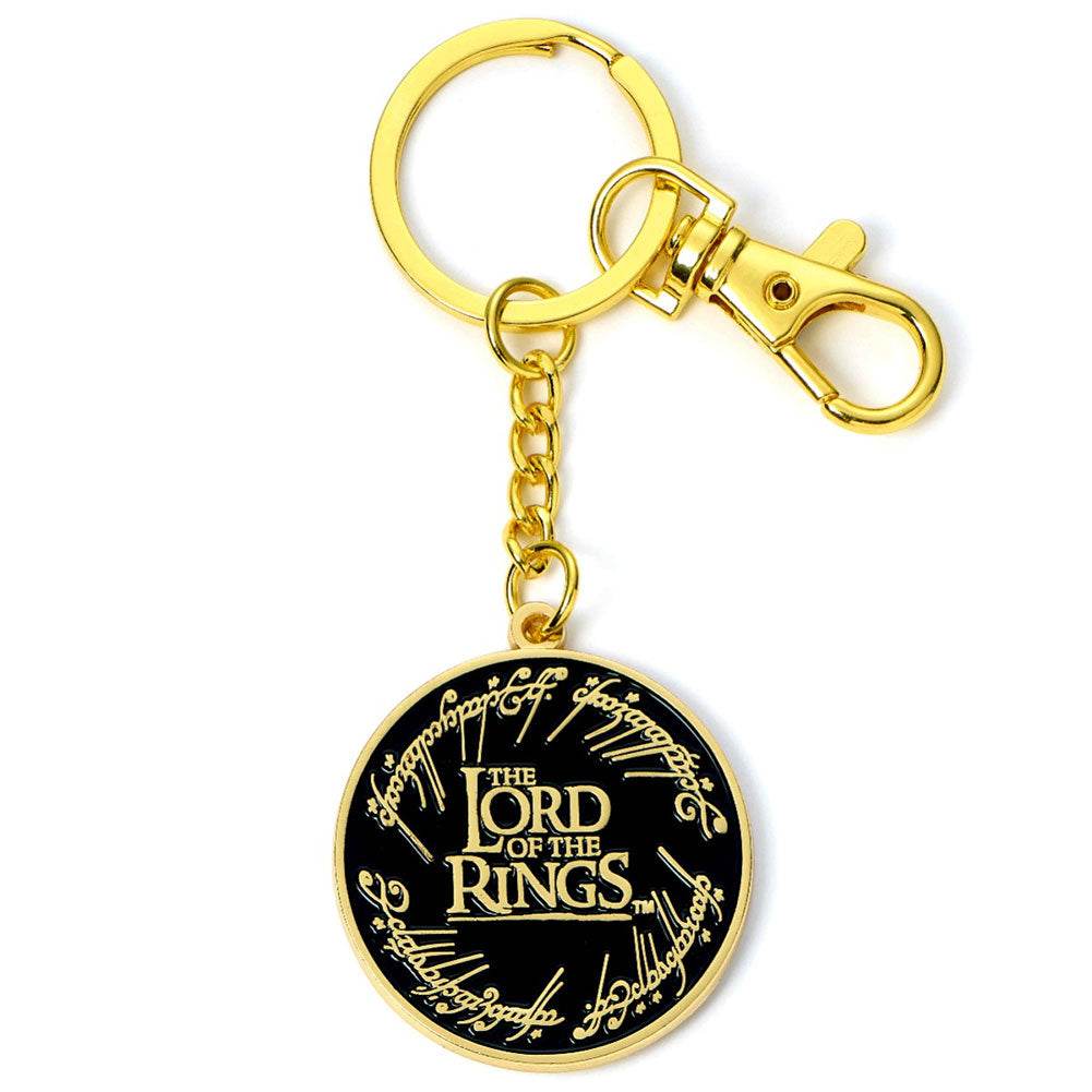 The Lord Of The Rings Charm Keyring Logo - Gift Arch