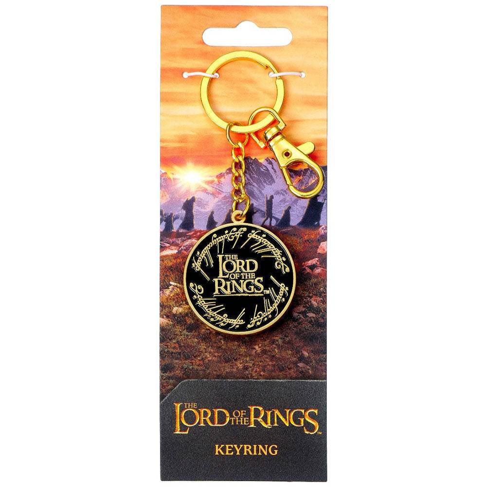 The Lord Of The Rings Charm Keyring Logo - Gift Arch