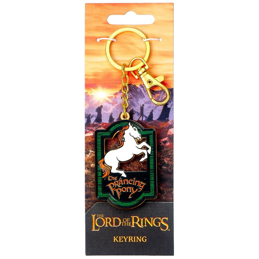 The Lord Of The Rings Charm Keyring Prancing Pony - Gift Arch