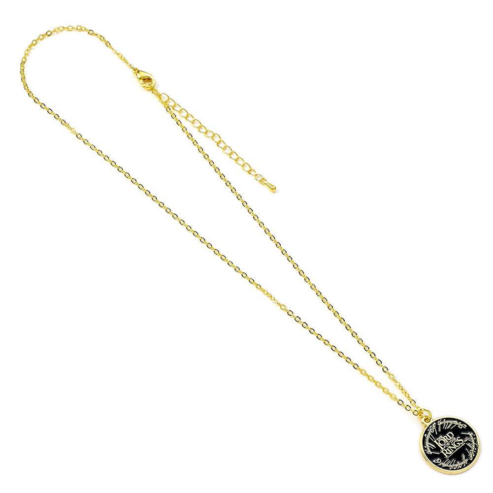 The Lord Of The Rings Gold Plated Necklace Logo - Gift Arch