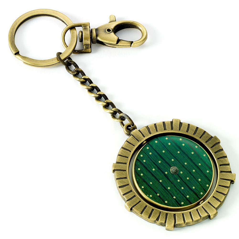 The Lord Of The Rings Hobbit Door Spinner Keyring - Gift Arch