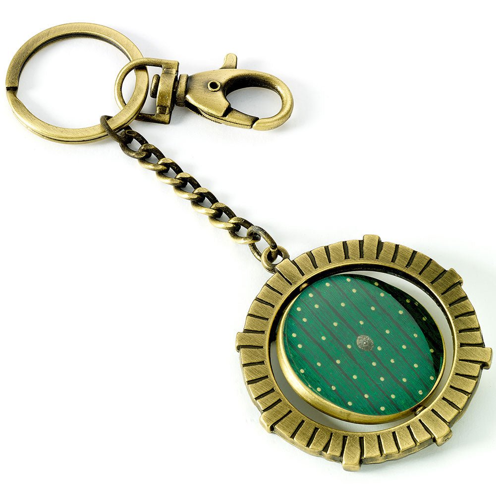 The Lord Of The Rings Hobbit Door Spinner Keyring - Gift Arch