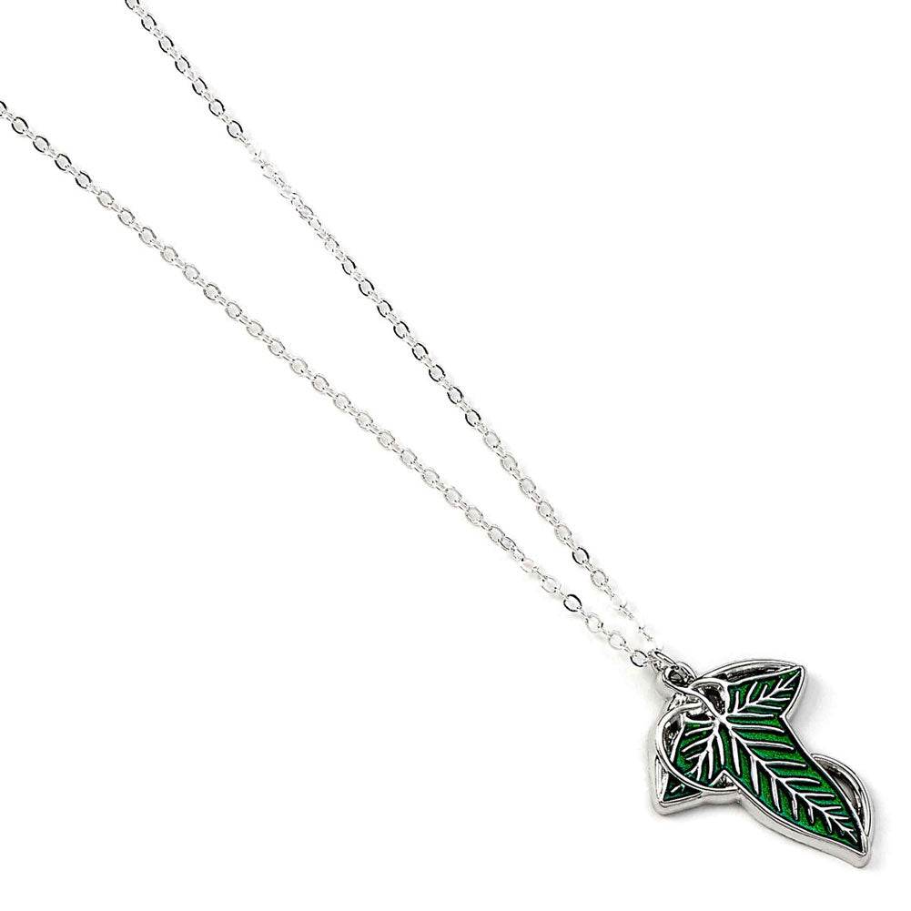 The Lord Of The Rings Silver Plated Necklace Leaf Of Lorien - Gift Arch