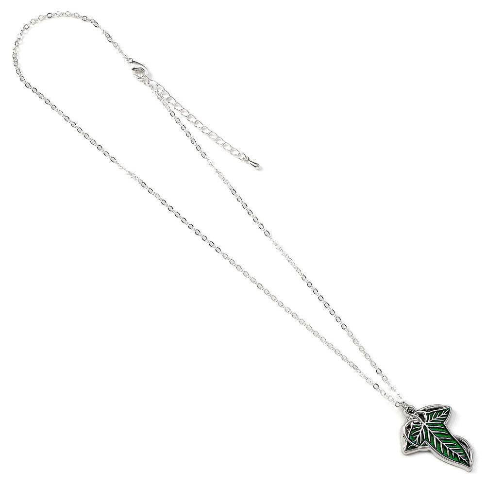 The Lord Of The Rings Silver Plated Necklace Leaf Of Lorien - Gift Arch