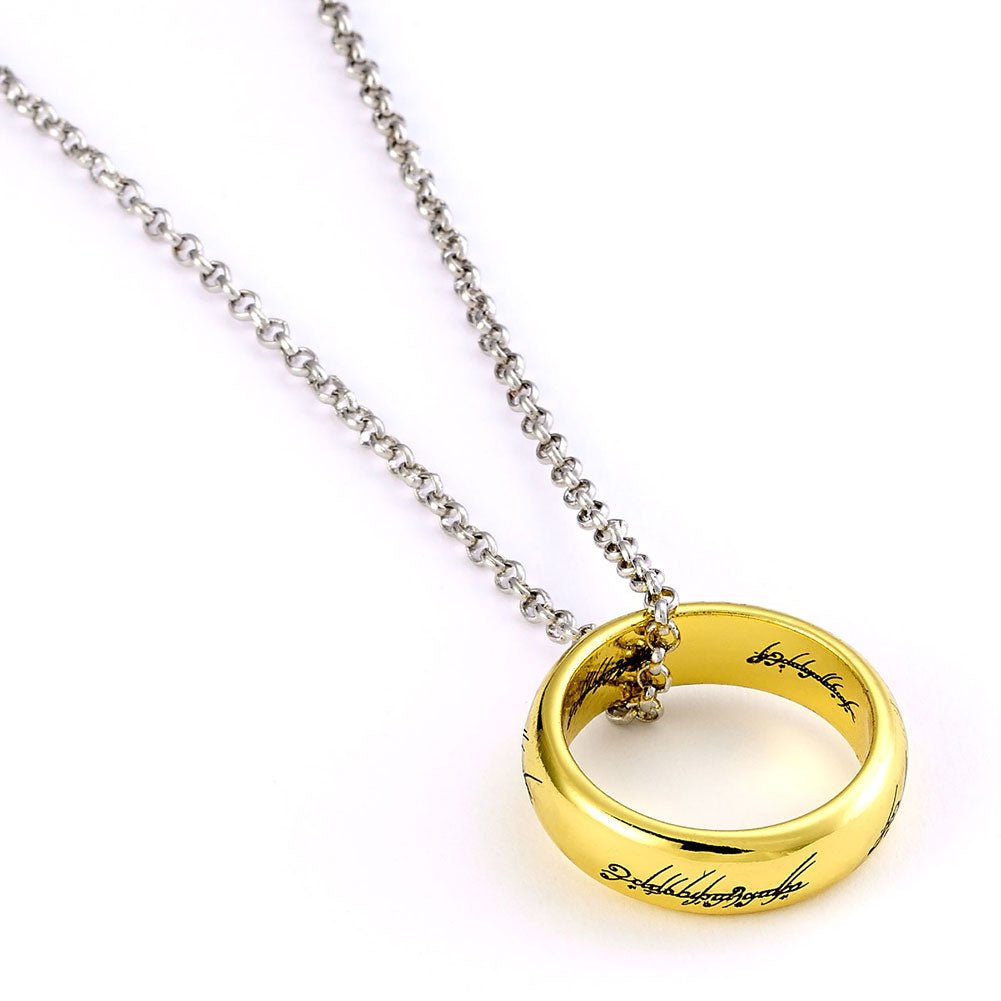 The Lord Of The Rings Silver Plated One Ring Necklace - Gift Arch
