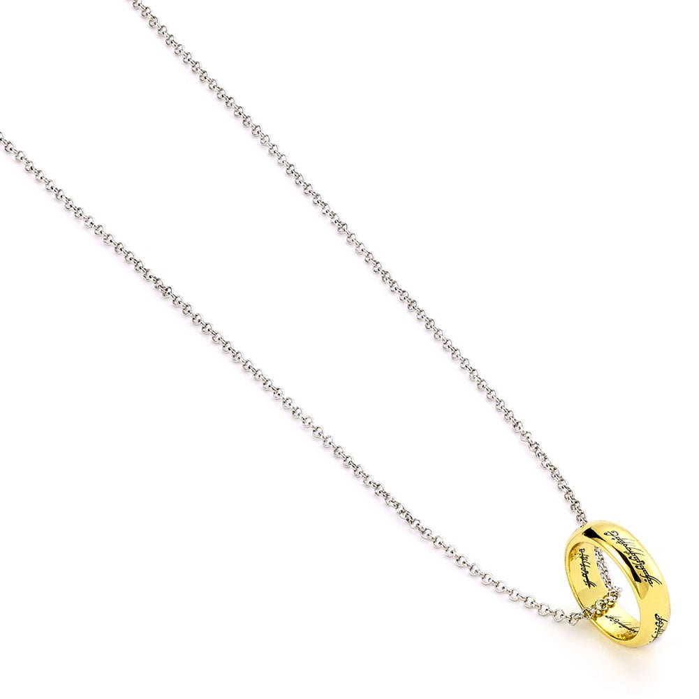 The Lord Of The Rings Silver Plated One Ring Necklace - Gift Arch