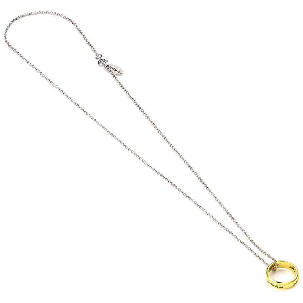The Lord Of The Rings Silver Plated One Ring Necklace - Gift Arch