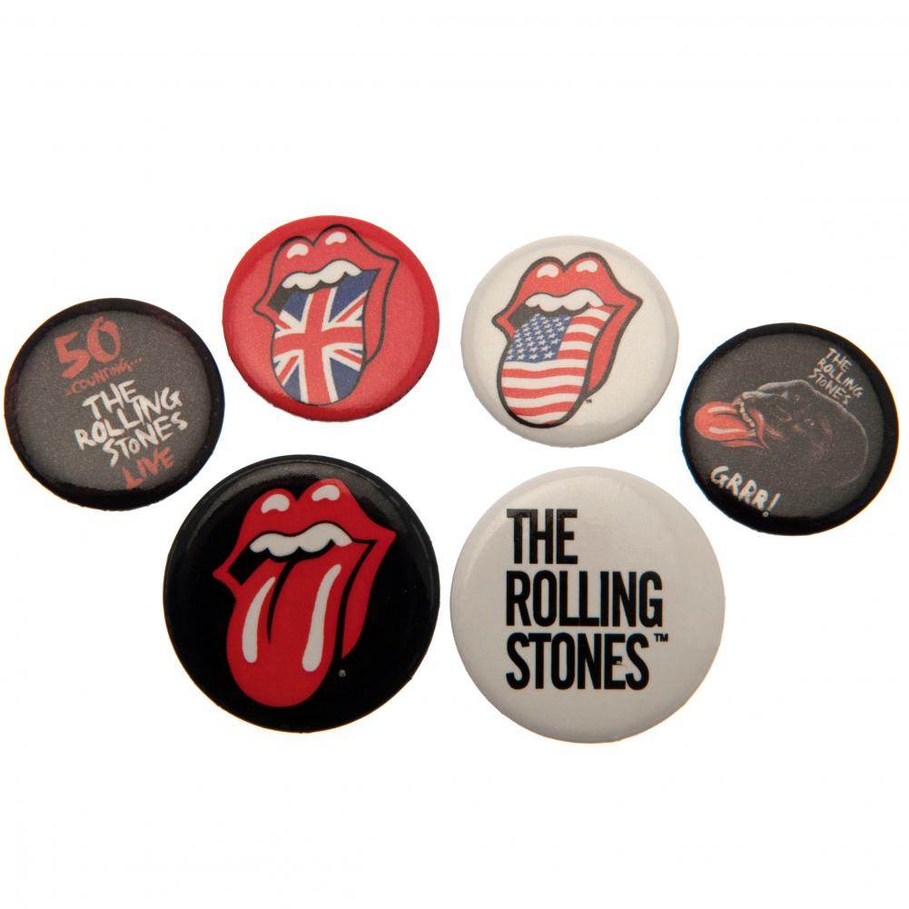The Rolling Stones Button Badge Set - Gift Arch
