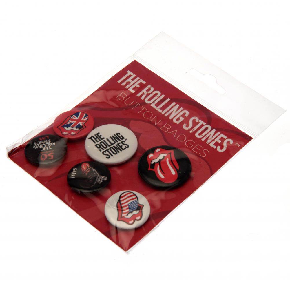 The Rolling Stones Button Badge Set - Gift Arch