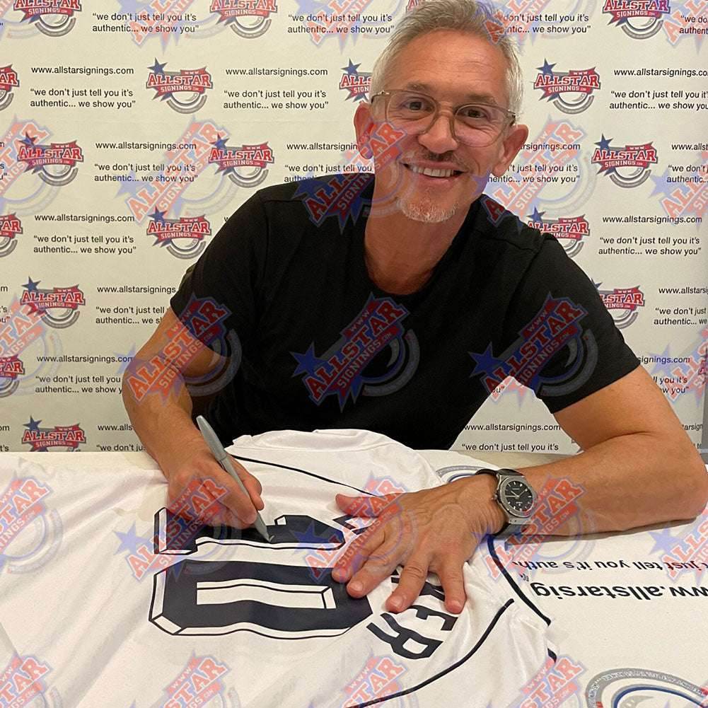 Tottenham Hotspur FC 1991 Lineker & Gascoigne Signed Shirts (Dual Framed) - Gift Arch