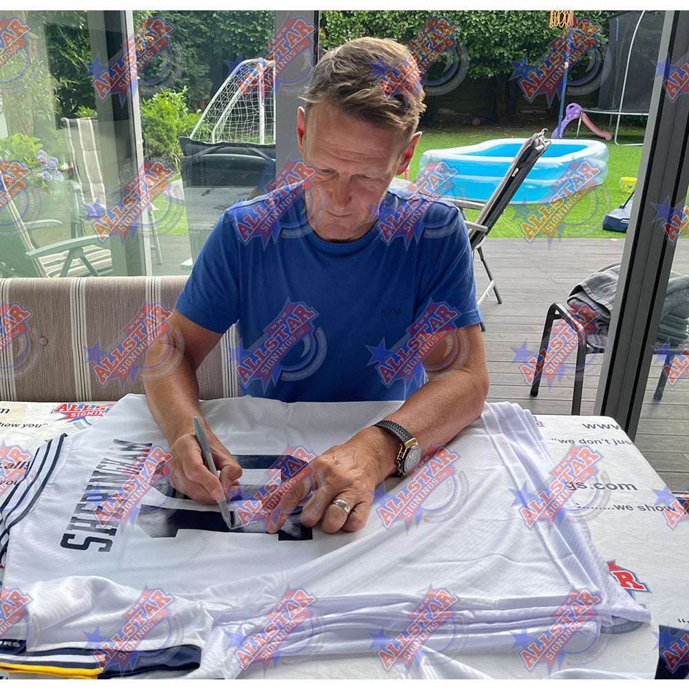 Tottenham Hotspur FC 1994 Sheringham Signed Shirt (Framed) - Gift Arch