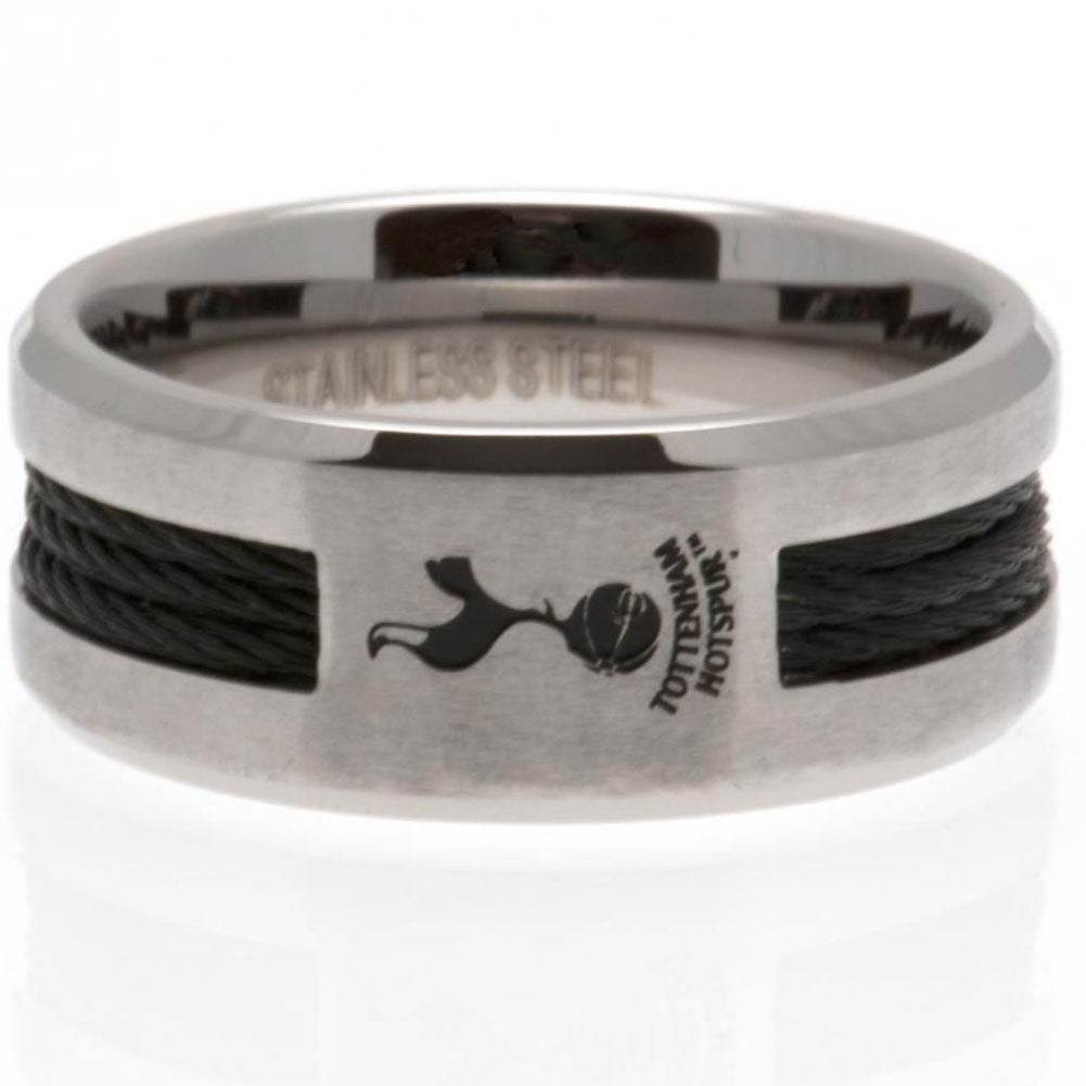 Tottenham Hotspur FC Black Inlay Ring Large - Gift Arch