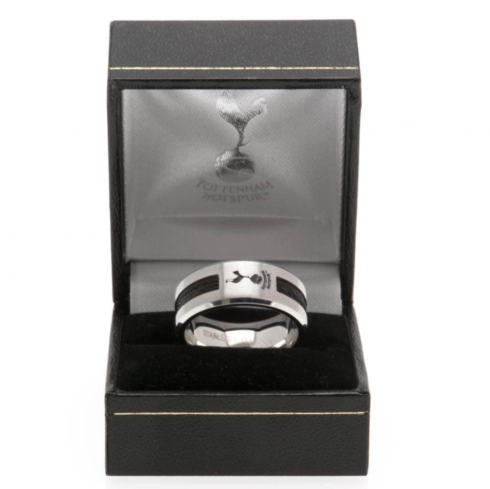 Tottenham Hotspur FC Black Inlay Ring Large - Gift Arch