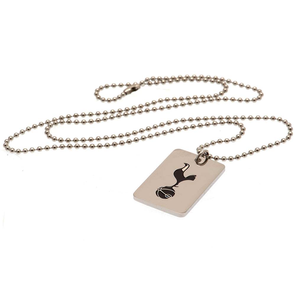 Tottenham Hotspur FC Enamel Crest Dog Tag & Chain - Gift Arch