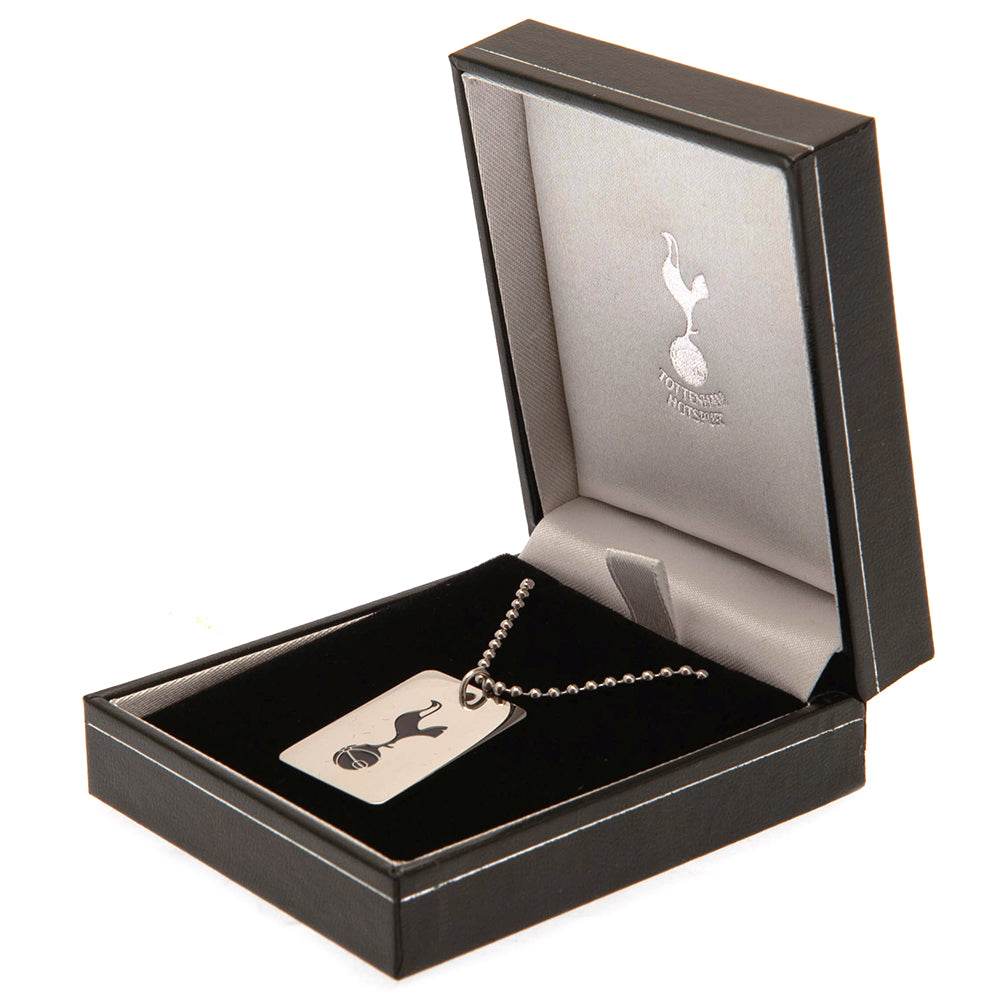 Tottenham Hotspur FC Enamel Crest Dog Tag & Chain - Gift Arch