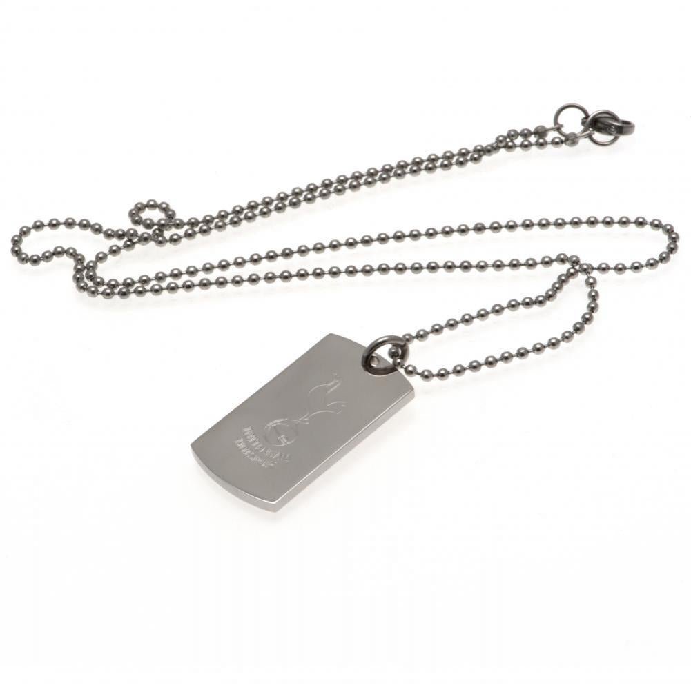 Tottenham Hotspur FC Engraved Dog Tag & Chain - Gift Arch