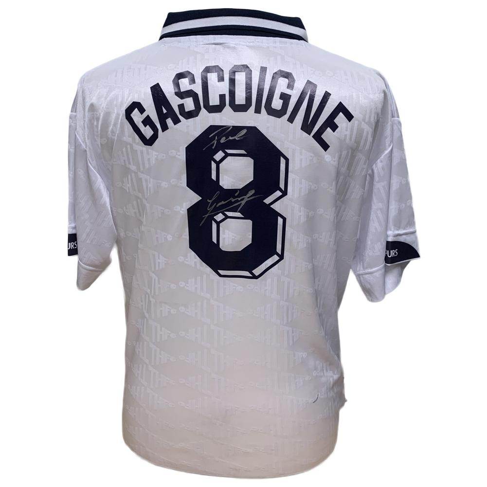 Tottenham Hotspur FC Gascoigne Signed Shirt - Gift Arch