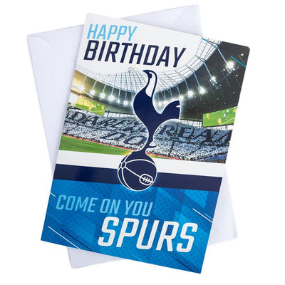 Tottenham Hotspur FC Musical Birthday Card - Gift Arch