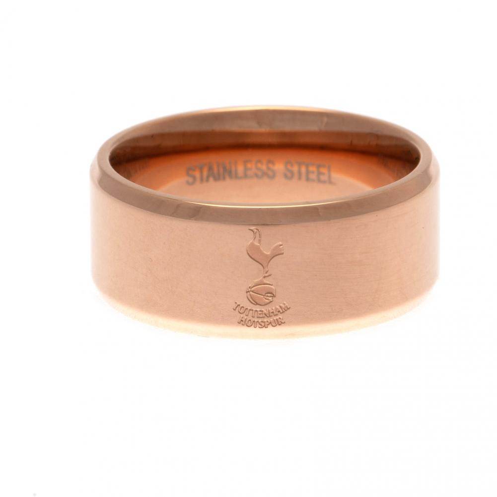 Tottenham Hotspur FC Rose Gold Plated Ring Large - Gift Arch