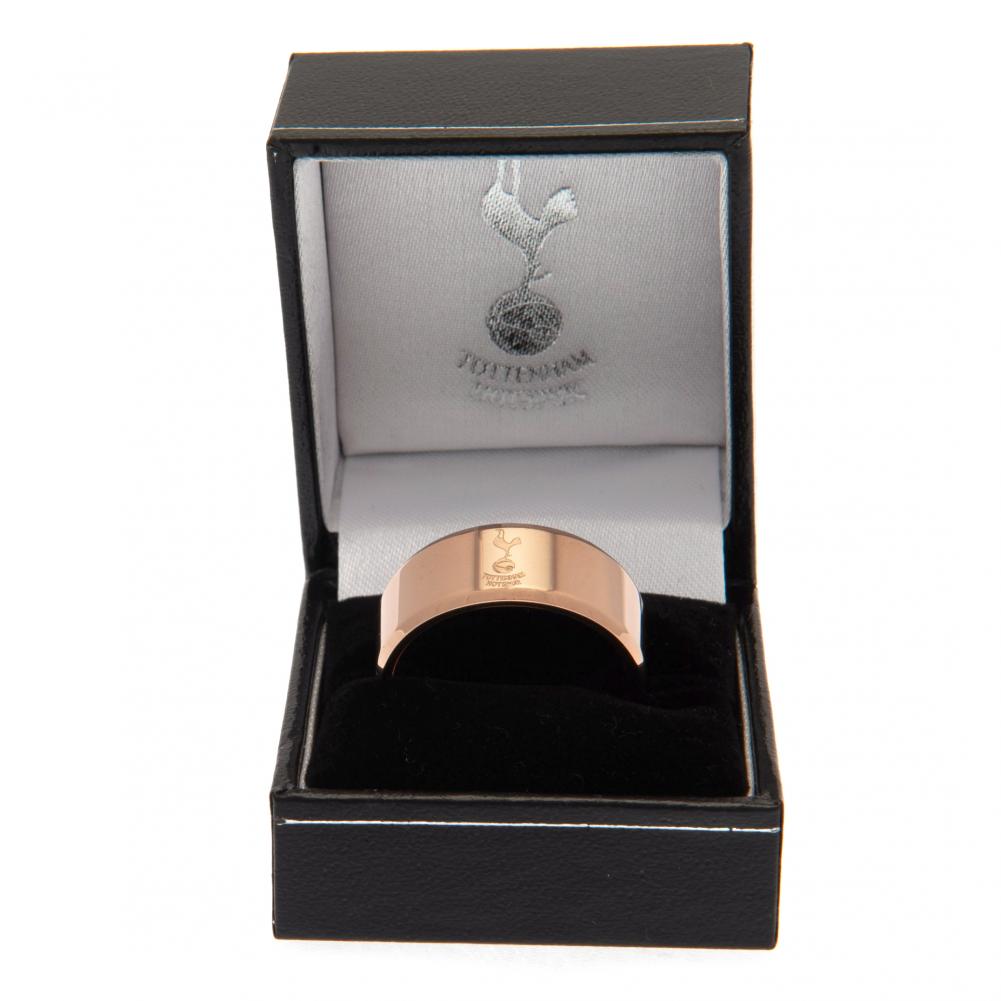 Tottenham Hotspur FC Rose Gold Plated Ring Small - Gift Arch