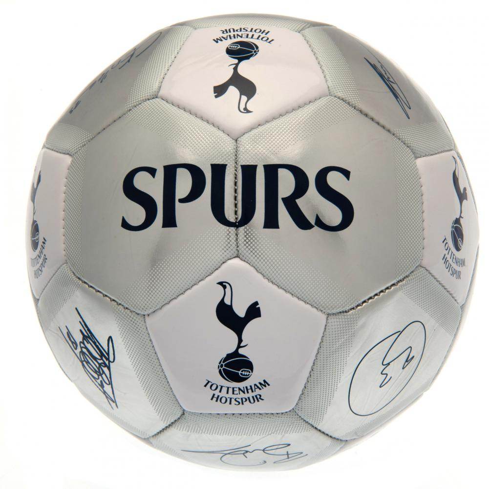 Tottenham Hotspur FC Sig Silver Football - Gift Arch