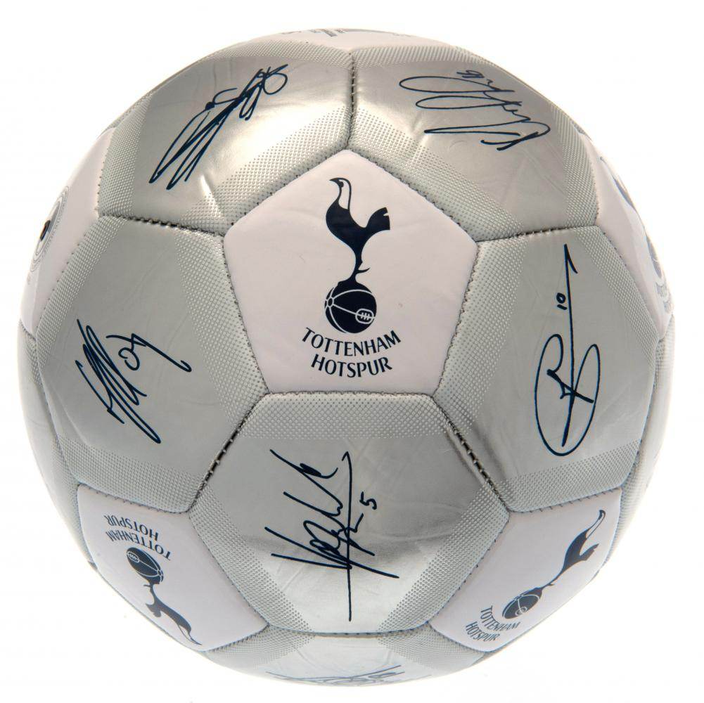 Tottenham Hotspur FC Sig Silver Football - Gift Arch