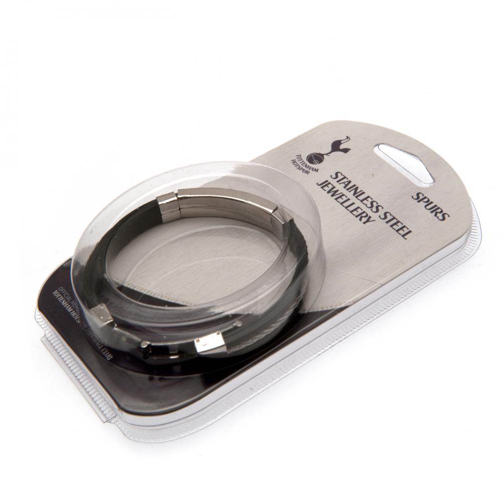 Tottenham Hotspur FC Silver Inlay Silicone Bracelet - Gift Arch