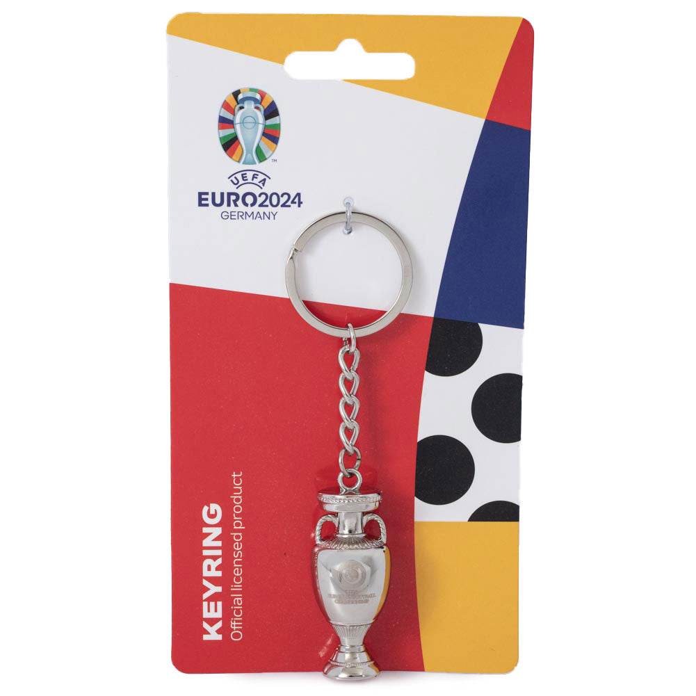 UEFA Euro 2024 3D Trophy Keyring - Gift Arch